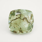 Moss Agate 1PC Medium 9x9 MM Cushion Faceted Green Lustrous Semi Precious Gems