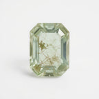 Moss Agate 1PC Large 10x12 MM Emerald Faceted Green Genuine Semi Precious Loose Gemstones