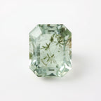 Moss Agate 1PC Large 10x14 MM Emerald Faceted Green Superior Semi Precious Gems