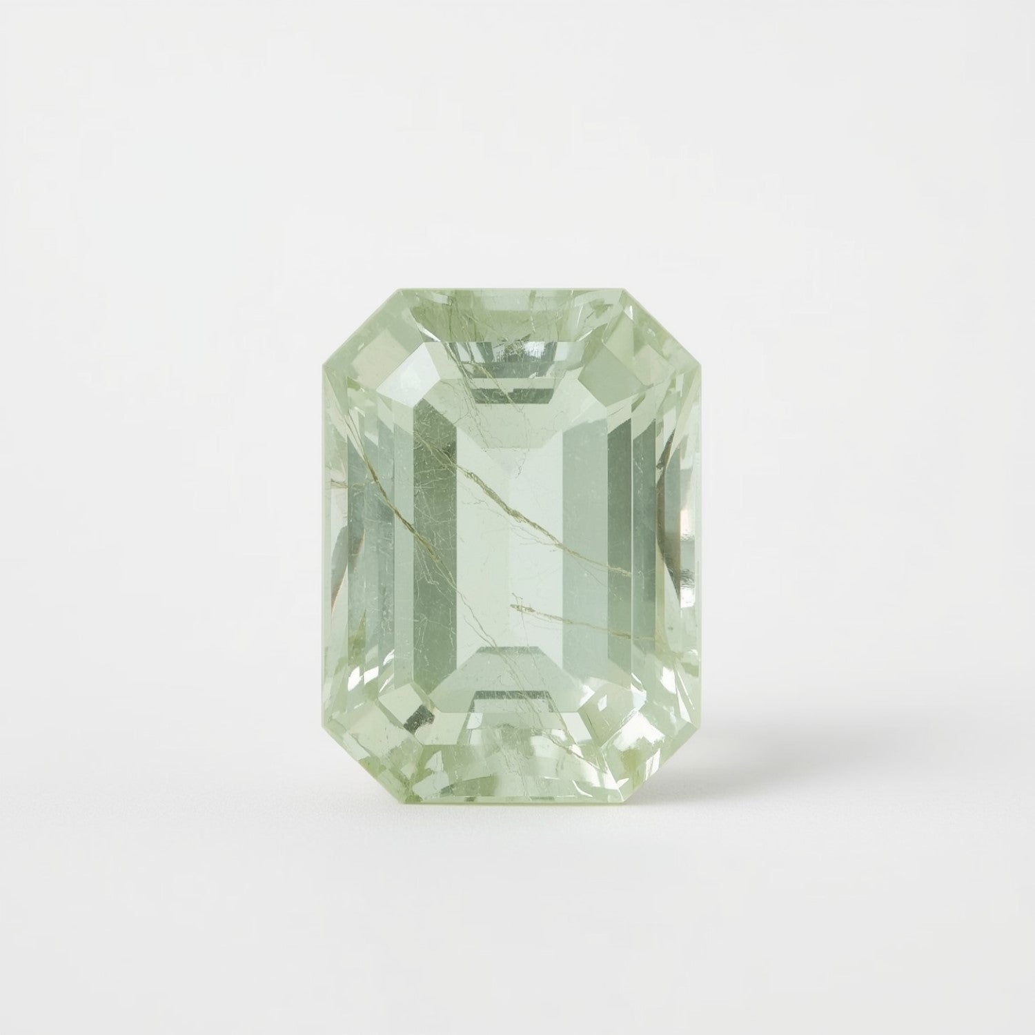 Moss Agate 1PC Tiny 4x6 MM Emerald Faceted Green Sparkling Semi Precious Loose Gemstone