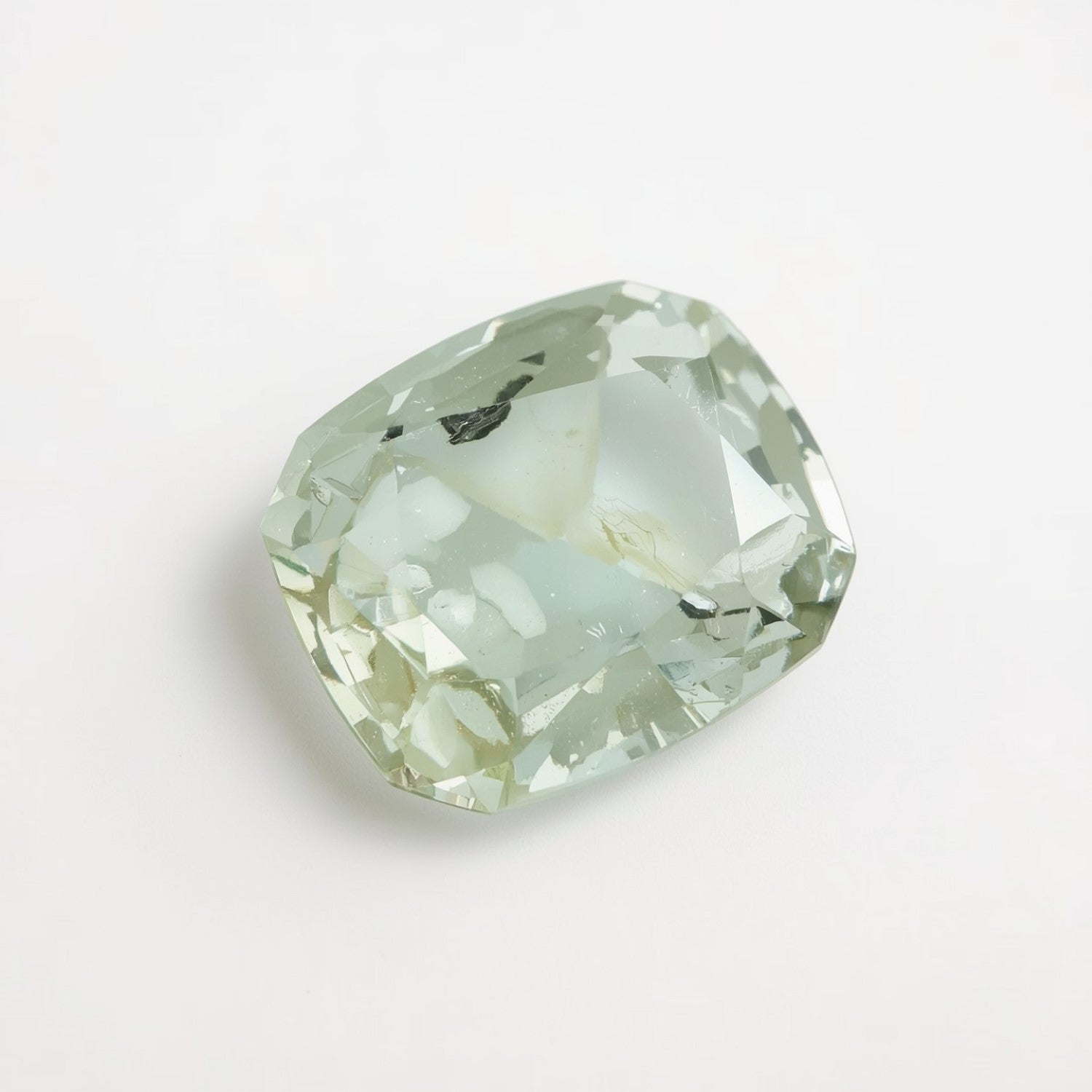 Moss Agate 1PC Tiny 5x7 MM Emerald Faceted Green Polished Semi Precious Loose Gemstones Secondary image