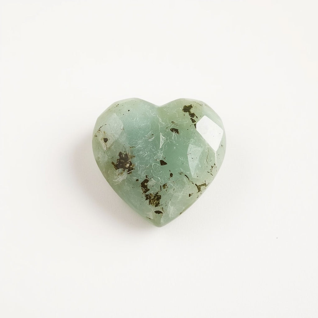 Moss Agate 10PC Tiny 3x3 MM Heart Faceted Green Fiery Semi Precious Loose Gemstone