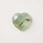 Moss Agate 1PC Tiny 5x5 MM Heart Faceted Green Sparkling Semi Precious Gems