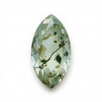 Moss Agate 1PC Chunky 10x20 MM Marquise Faceted Green Pure Semi Precious Loose Gems
