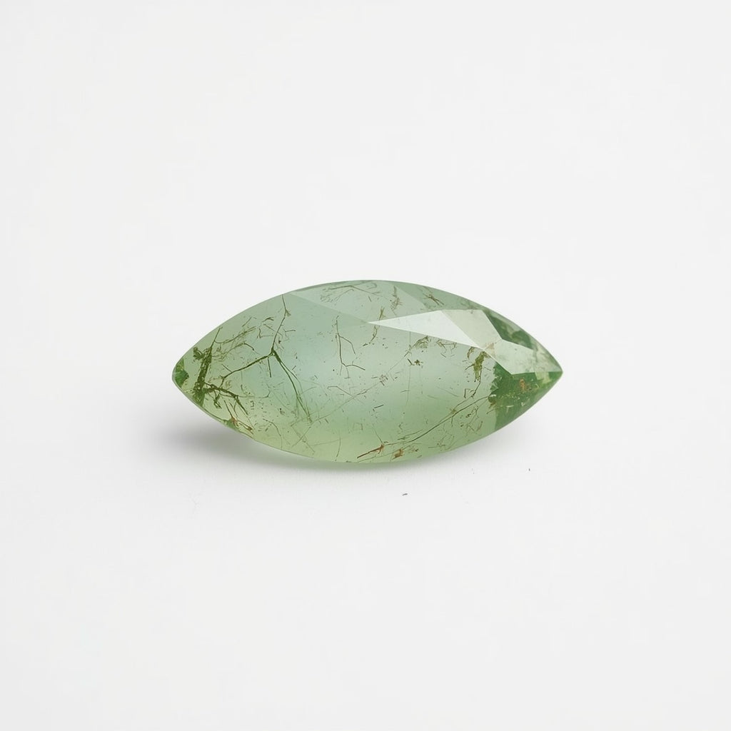 Moss Agate 1PC Tiny 3x6 MM Marquise Faceted Green Shine Semi Precious Loose Gemstones