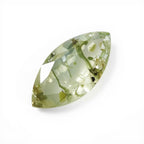 Moss Agate 1PC Small 6x12 MM Marquise Faceted Green Natural Semi Precious Loose Gemstone