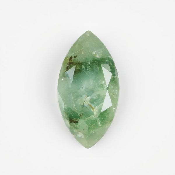 Moss Agate 1PC Medium 7x14 MM Marquise Faceted Green Genuine Semi Precious Loose Gemstones