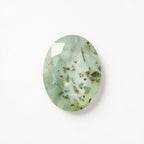 Moss Agate 1PC Chunky 12x16 MM Oval Faceted Green Shine Semi Precious Loose Gems