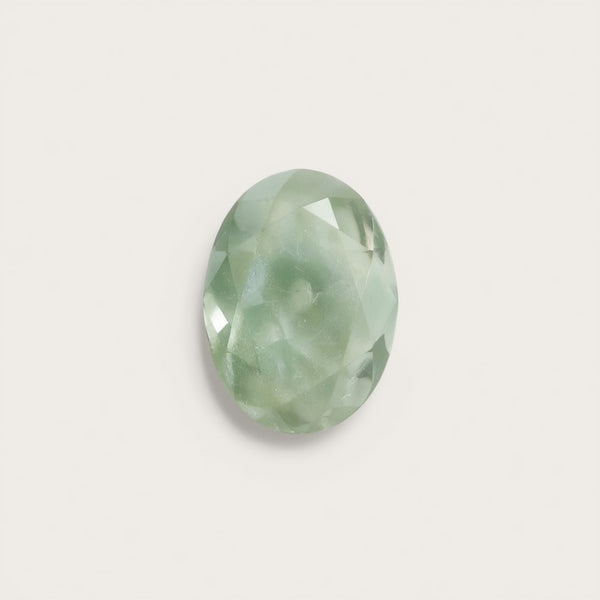 Moss Agate 1PC Tiny 5x7 MM Oval Faceted Green Genuine Semi Precious Loose Gemstones