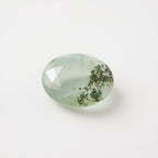 Moss Agate 1PC Small 6x8 MM Oval Faceted Green Superior Semi Precious Gems