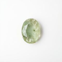 Moss Agate 1PC Small 6x9 MM Oval Faceted Green Pure Semi Precious Loose Gems