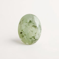 Moss Agate 1PC Medium 7x10 MM Oval Faceted Green Brilliant Semi Precious Loose Gemstones