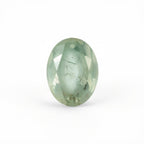 Moss Agate 1PC Medium 8x10 MM Oval Faceted Green Sparkling Semi Precious Gems