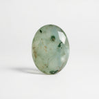 Moss Agate 1PC Large 9x11 MM Oval Faceted Green Polished Semi Precious Loose Gems