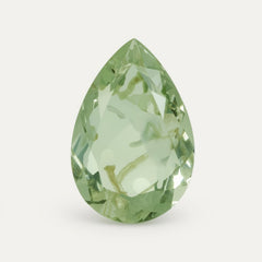 Moss Agate 1PC Chunky 15x20 MM Pear Faceted Green Luster Semi Precious Loose Gems