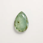 Moss Agate 1PC Tiny 3x5 MM Pear Faceted Green Luster Semi Precious Loose Gemstones