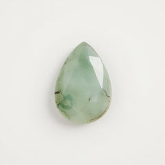 Moss Agate 1PC Small 6x9 MM Pear Faceted Green High-Quality Semi Precious Loose Gemstones