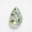 Moss Agate 1PC Large 8x12 MM Pear Faceted Green Fiery Semi Precious Gems