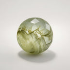 Moss Agate 1PC Large 11x11 MM Round Faceted Green Fine Semi Precious Loose Gemstone