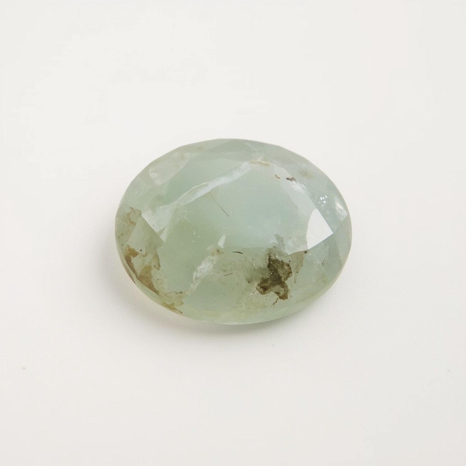 Moss Agate 1PC Chunky 15x15 MM Round Faceted Green Superior Semi Precious Loose Gemstone Immagine secondaria del prodotto