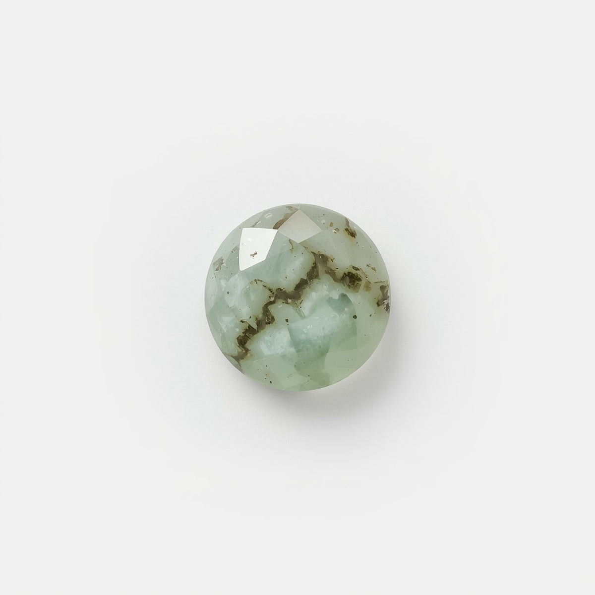 Moss Agate 10PC Tiny 3x3 MM Round Faceted Green Fiery Semi Precious Loose Gemstone