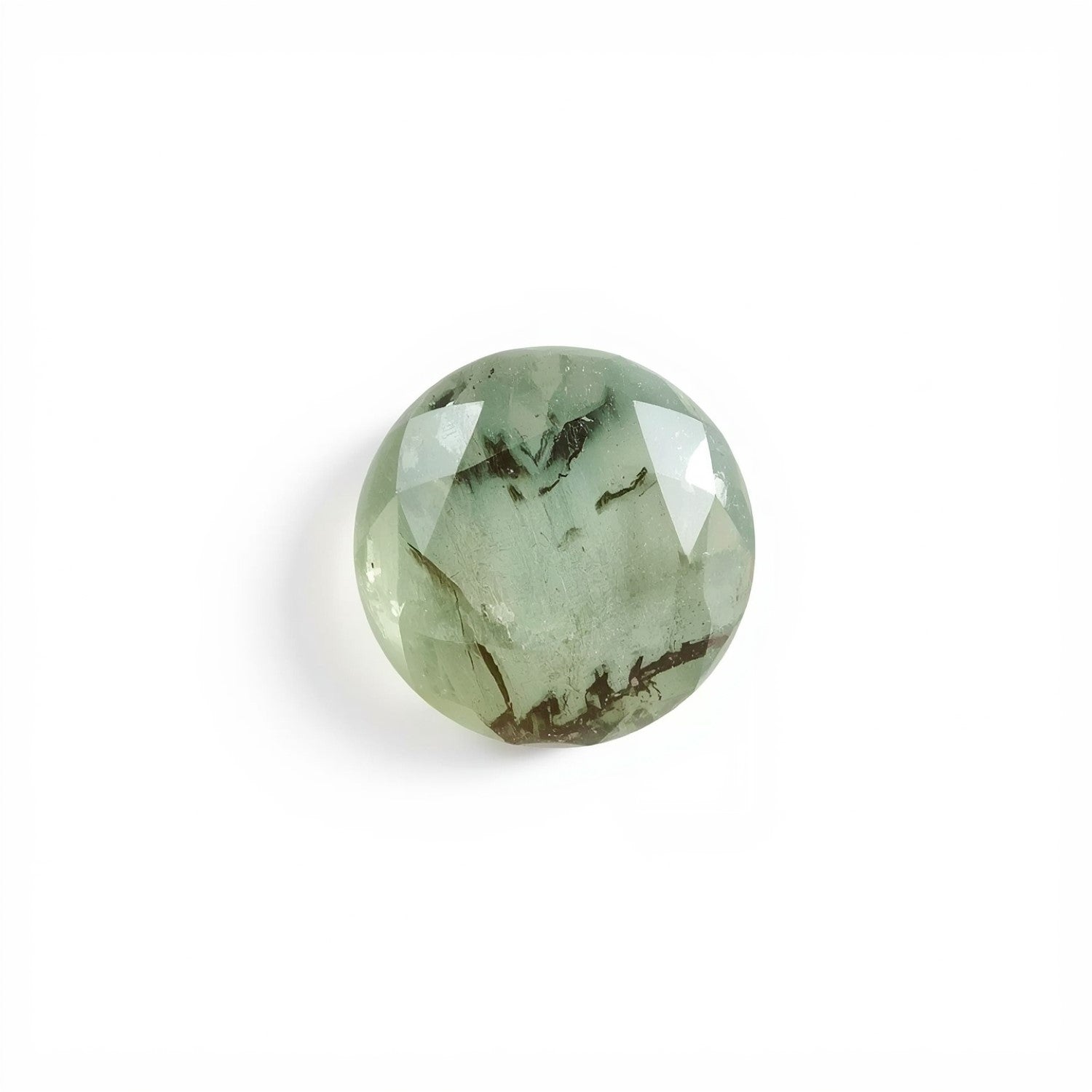 Moss Agate 10PC Tiny 3x3 MM Round Faceted Green Fiery Semi Precious Loose Gemstone Immagine secondaria del prodotto