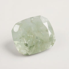 Moss Agate 1PC Large 12x12 MM Square Faceted Green High-Quality Semi Precious Loose Gemstones