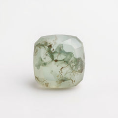 Moss Agate 10PC Tiny 4x4 MM Square Faceted Green Brilliant Semi Precious Loose Gemstones