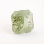 Moss Agate 1PC Small 7x7 MM Square Faceted Green Splendid Semi Precious Loose Gemstone