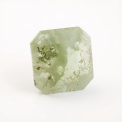 Moss Agate 1PC Small 7x7 MM Square Faceted Green Splendid Semi Precious Loose Gemstone