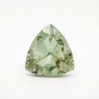 Moss Agate 1PC Large 11x11 MM Triangle Faceted Green Fine Semi Precious Loose Gemstone