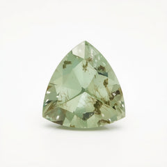 Moss Agate 1PC Large 11x11 MM Triangle Faceted Green Fine Semi Precious Loose Gemstone