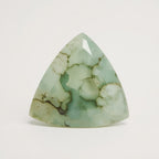 Moss Agate 1PC Chunky 16x16 MM Triangle Faceted Green Pure Semi Precious Loose Gemstones