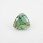 Moss Agate 1PC Tiny 6x6 MM Triangle Faceted Green Polished Semi Precious Loose Gems