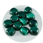 Malachite 10PC Tiny 5x5 MM Cushion Cabochon Green Polished semi Precious Loose Gems