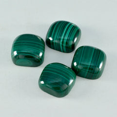 Malachite 1PC Large 11x11 MM Cushion Cabochon Green High Quality semi Precious Loose Gems