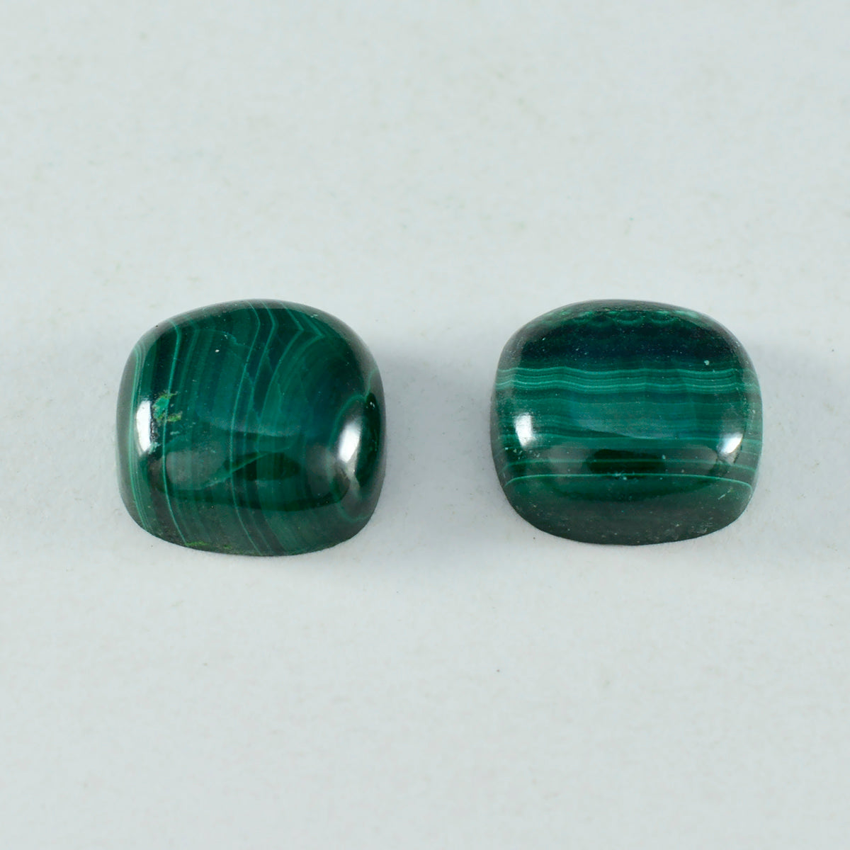 Malachite 10PC Tiny 5x5 MM Cushion Cabochon Green Polished semi Precious Loose Gems