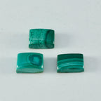 Malachite 10PC Tiny 4x6 MM Emerald Cabochon Green Pure semi Precious Precious Gemstone