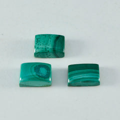 Malachite 10PC Tiny 4x6 MM Emerald Cabochon Green Pure semi Precious Precious Gemstone