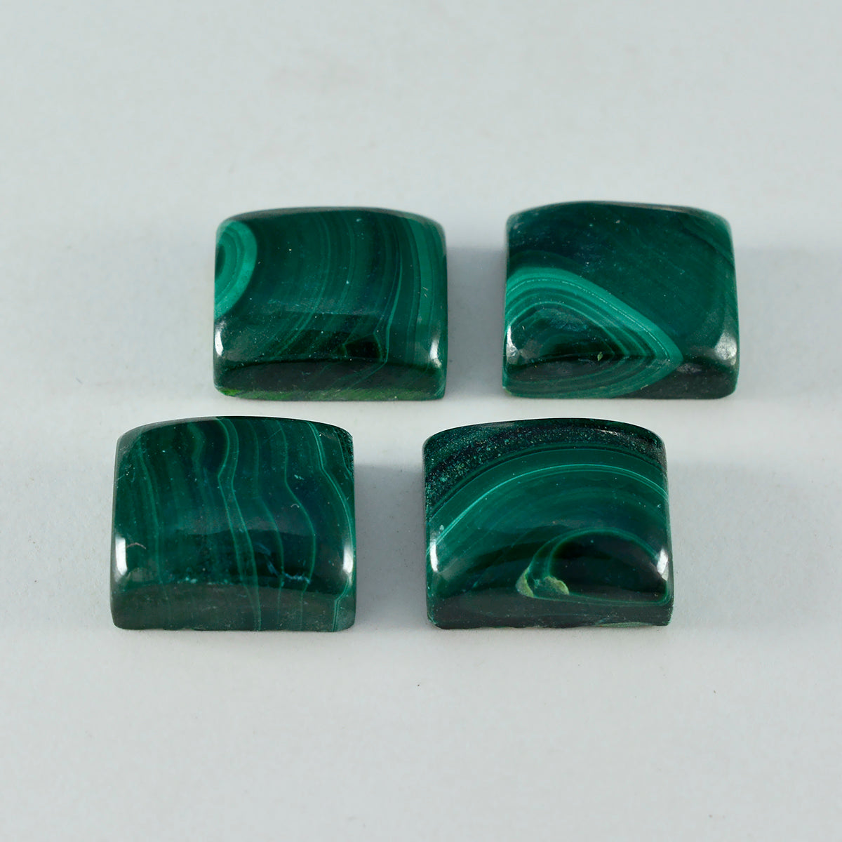 Malachite 1PC Small 6x8 MM Emerald Cabochon Green Brilliant semi Precious Loose Gems