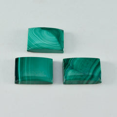 Malachite 1PC Small 7x9 MM Emerald Cabochon Green Polished semi Precious Loose Gemstones