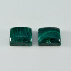 Malachite 1PC Medium 8x10 MM Emerald Cabochon Green Luster semi Precious Precious Gemstone