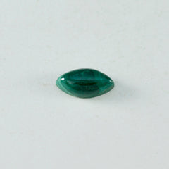 Malachite 1PC Small 6x12 MM Marquise  Cabochon Green Fiery semi Precious Semi Precious Gemstone