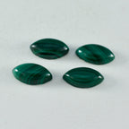Malachite 1PC Medium 7x14 MM Marquise  Cabochon Green Brilliant semi Precious Precious Gemstone