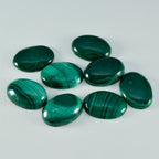 Malachite 1PC Tiny 5x7 MM Oval Cabochon Green Luster semi Precious Loose Gemstones