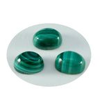 Malachite 10PC Tiny 3x5 MM Oval Cabochon Green Polished semi Precious Loose Gems