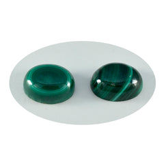 Malachite 1PC Small 7x9 MM Oval Cabochon Green Fine semi Precious Gems
