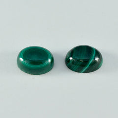 Malachite 1PC Large 10x12 MM Oval Cabochon Green Pure semi Precious Precious Gemstone
