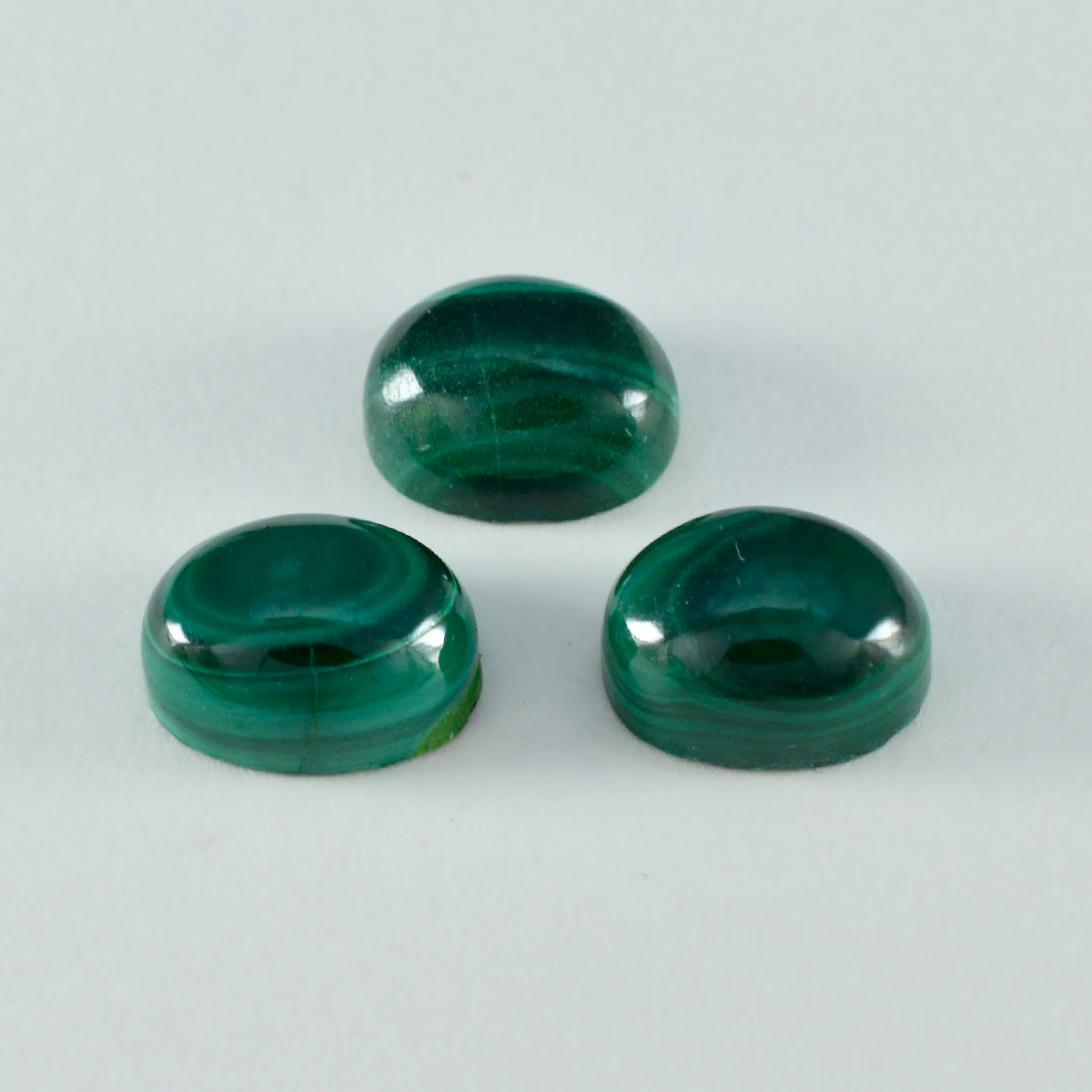 Malachite 1PC Small 7x9 MM Oval Cabochon Green Fine semi Precious Gems