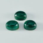 Malachite 1PC Small 7x9 MM Oval Cabochon Green Fine semi Precious Gems